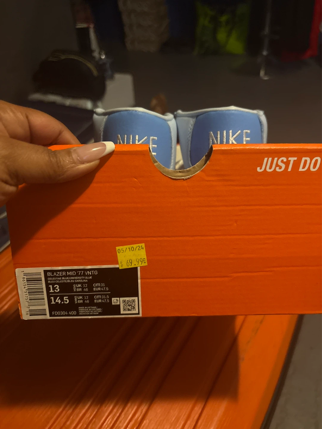 Nike Blazer Mid '77 VNTG Celestine Blue/Blue Men's Size 13 - photo 4