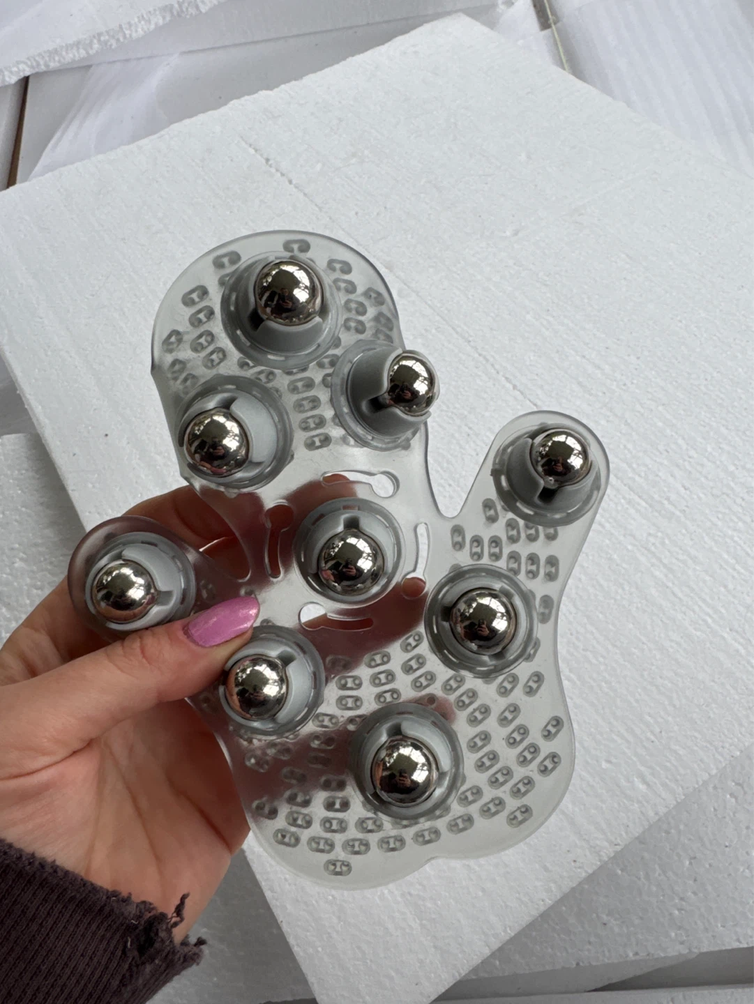 Massage Glove with Rollers