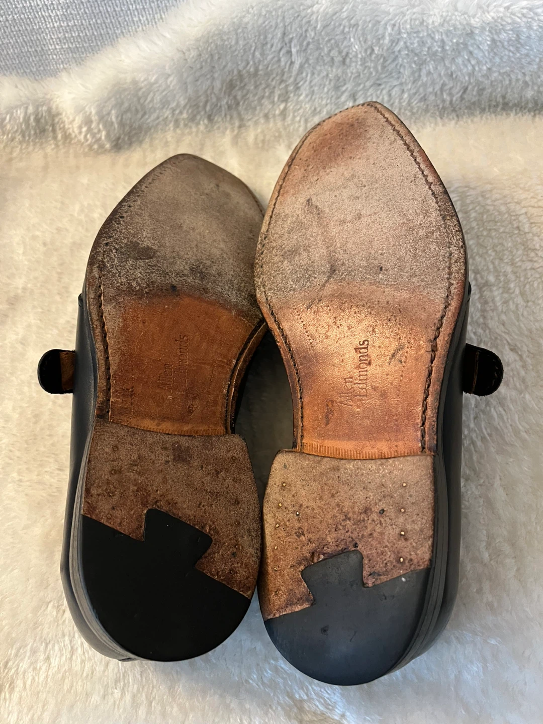 Allen Edmonds Boston Strap Shoes Leather Size 9.5 - photo 4