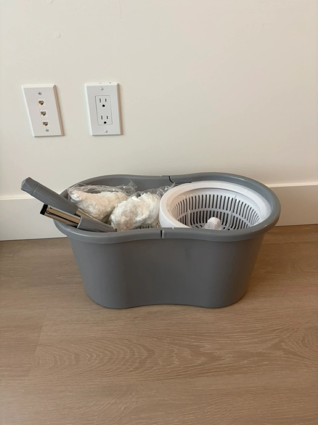 Spin Mop Bucket with 2 Refills and Handle - photo 3