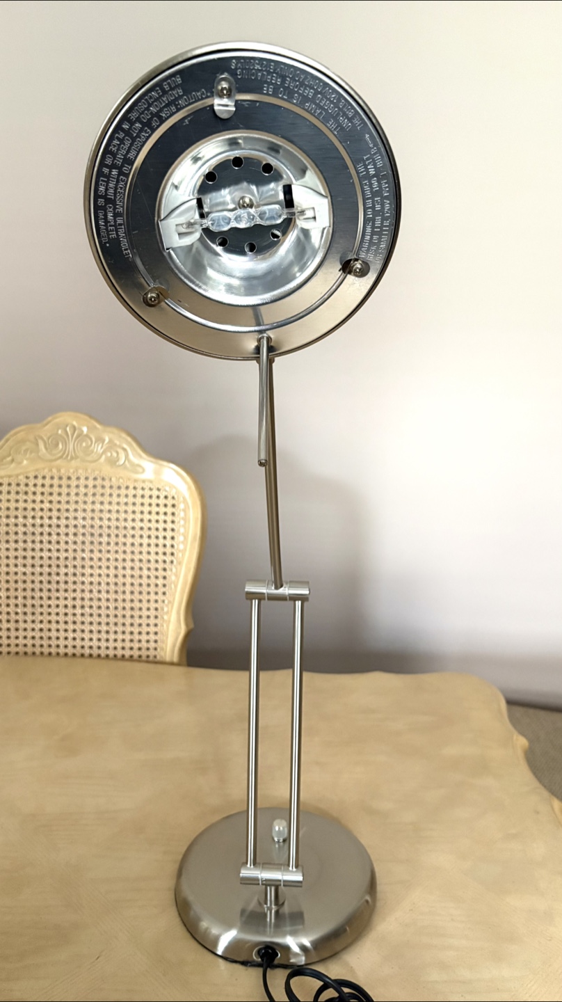 3  Parts Adjustable Stainless Steel Desk Lamp - photo 2