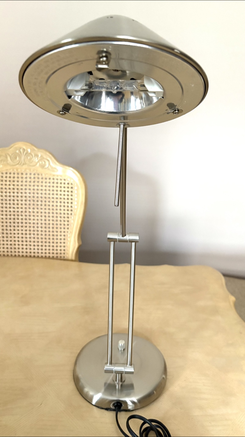 3  Parts Adjustable Stainless Steel Desk Lamp - photo 4