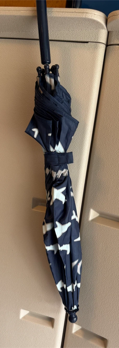 Kids Shark Print Umbrella - photo 4