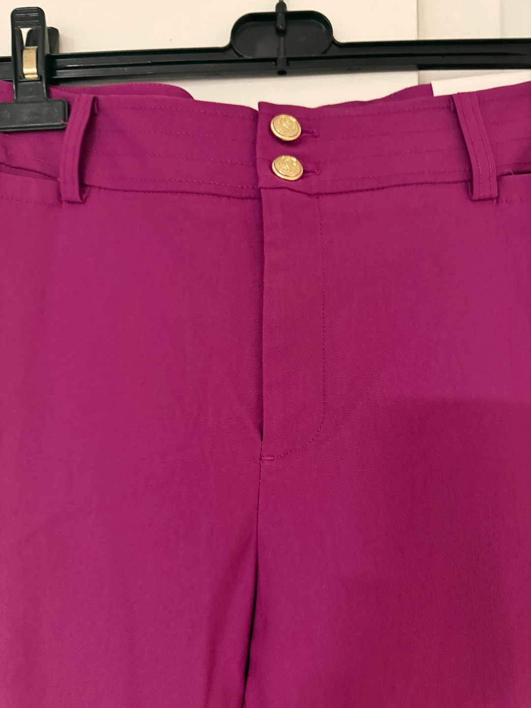 Chico's Magenta Wide Leg Cropped Pants Size 1.5 - photo 2