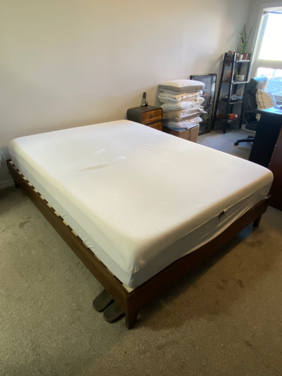 Queen Size Mattress and Bed Frame