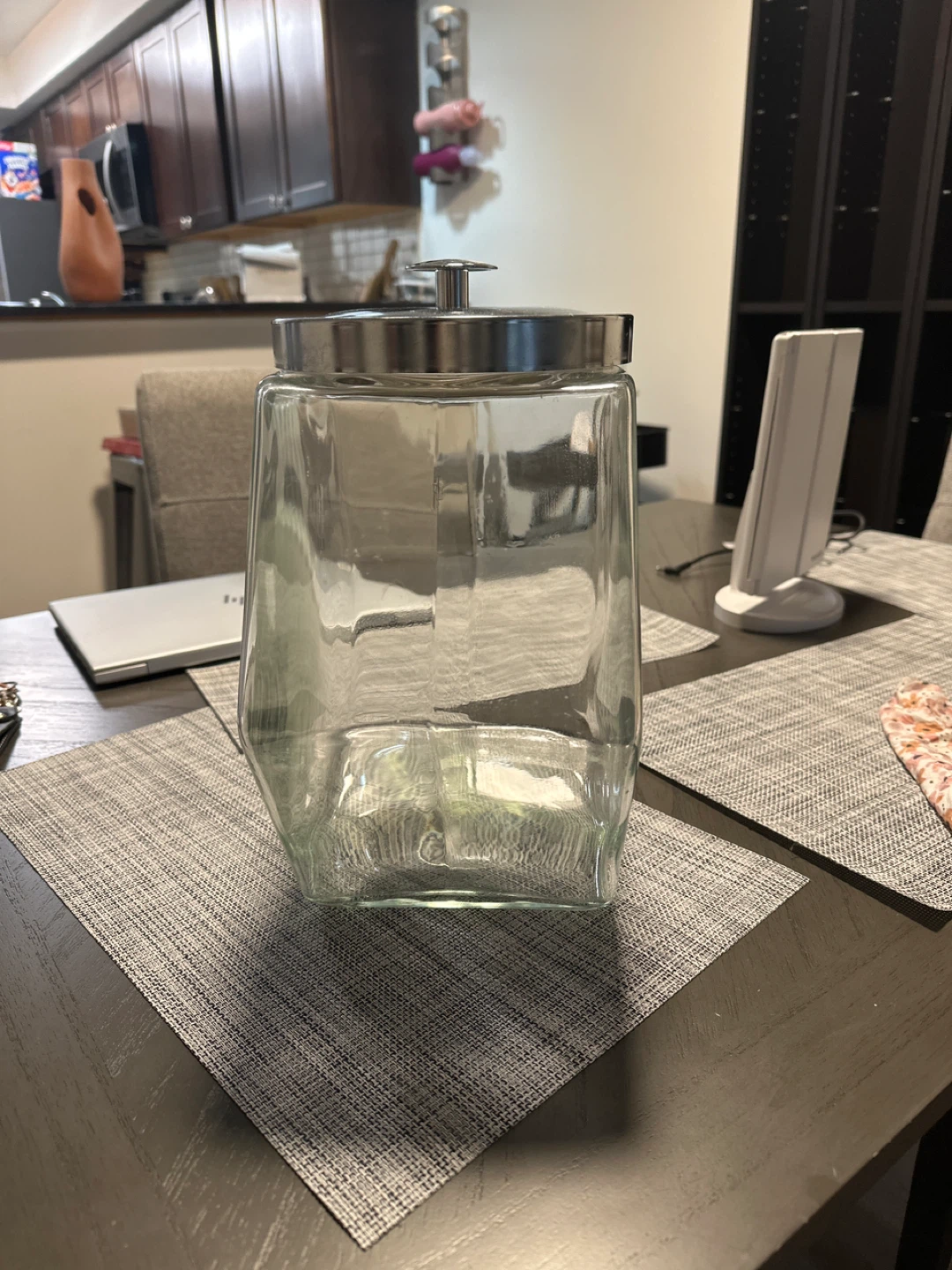 Glass Canister with Metal Lid - photo 3