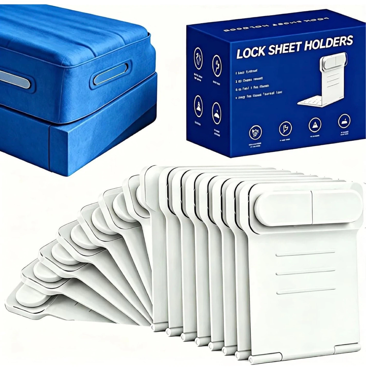 Lock Sheet Holders - Keep Bed Sheets Tight