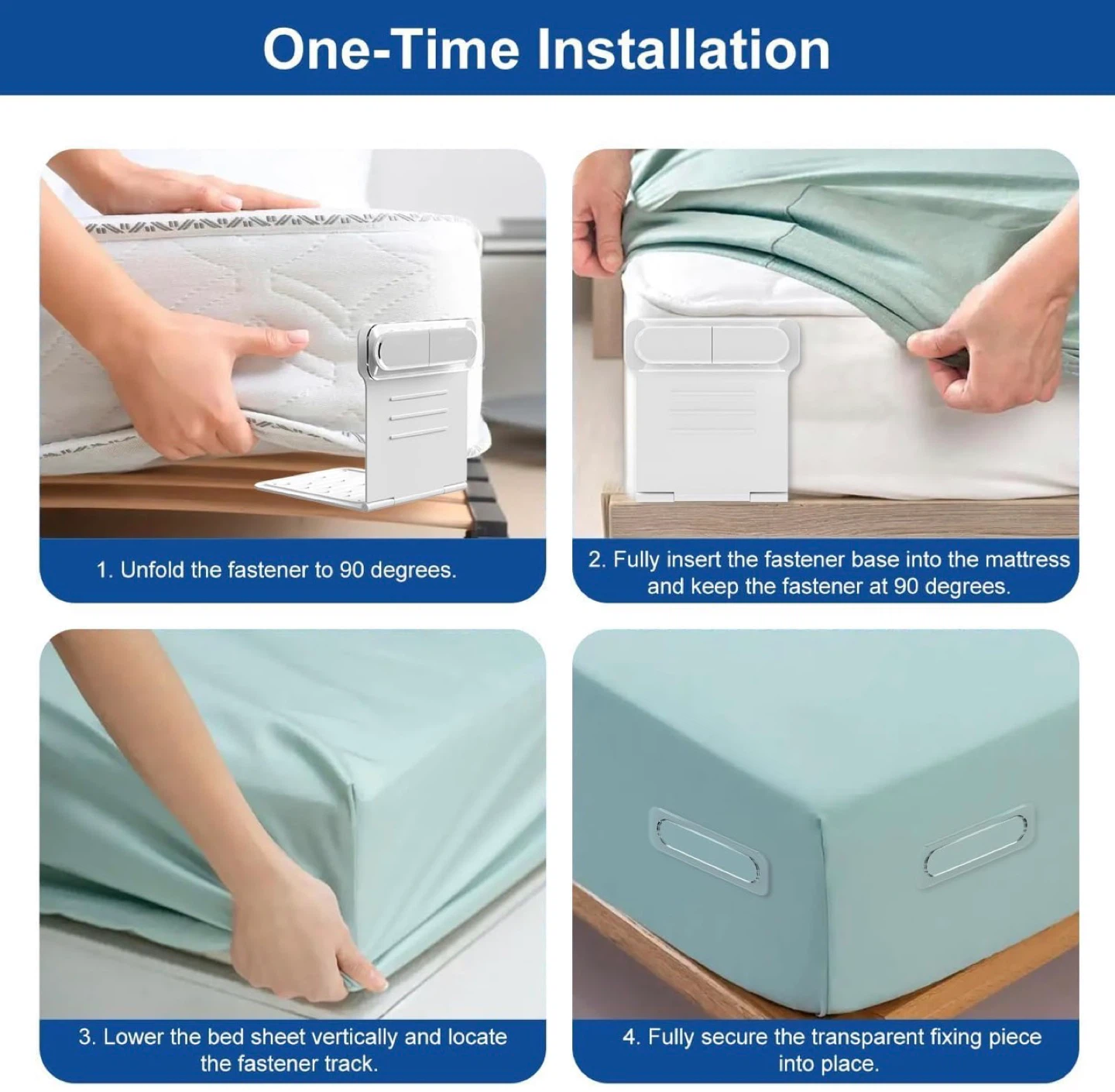 Lock Sheet Holders - Keep Bed Sheets Tight - photo 5