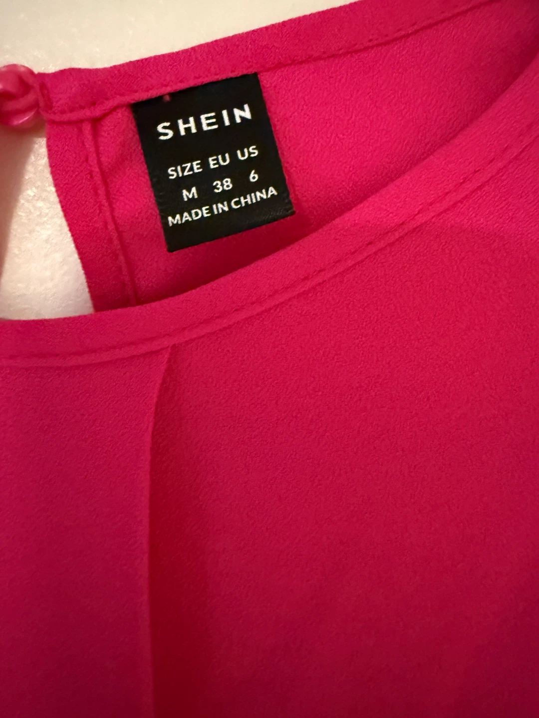 SHEIN Women's Pink Cutout Sleeve Top - Size M - photo 3