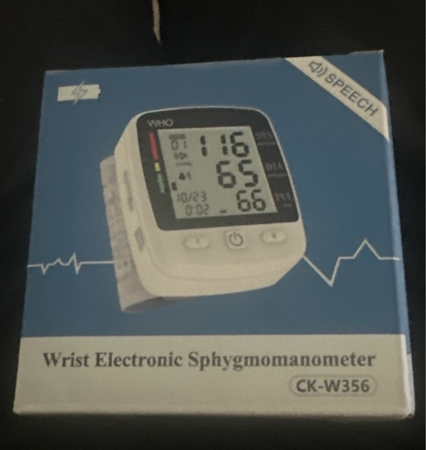 WHO Wrist Electronic Sphygmomanometer CK-W356 - photo 2
