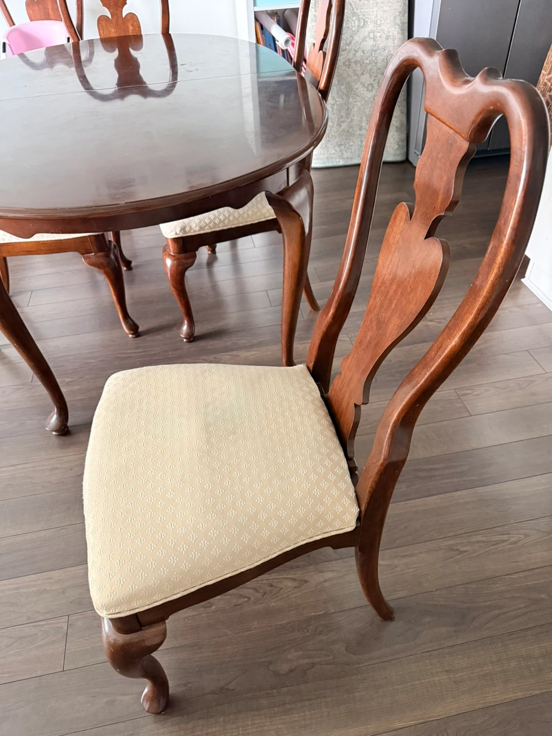 Oval Dining Table Set with 4 Chairs - photo 4