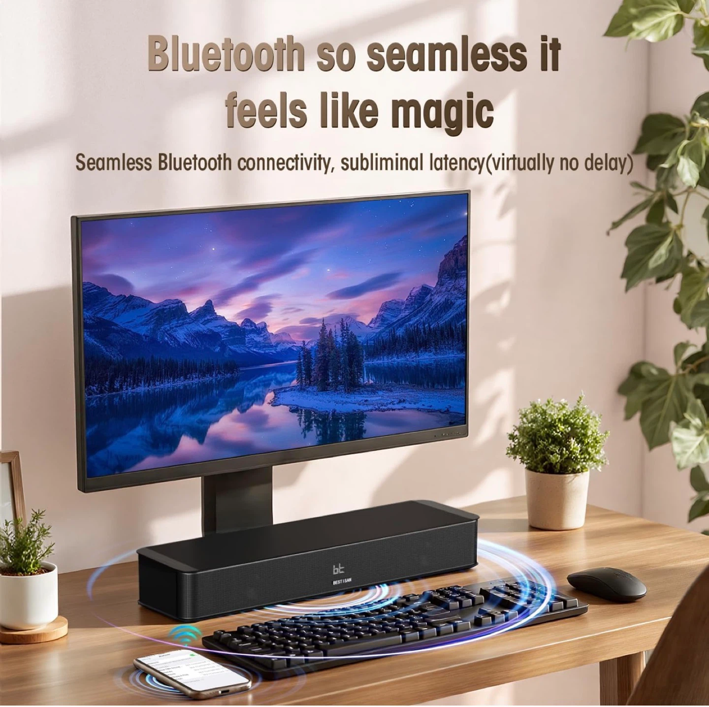 Soundbar with Remote - 100W Peak Power, 2.1 Channel - photo 5
