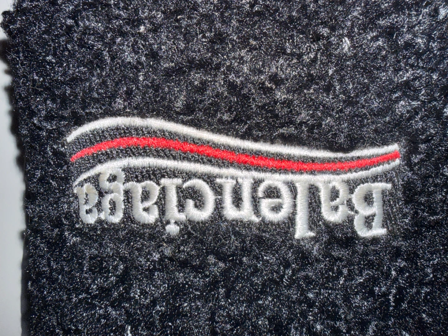 Balenciaga Black Fuzzy Slippers with Dust Bag - photo 4
