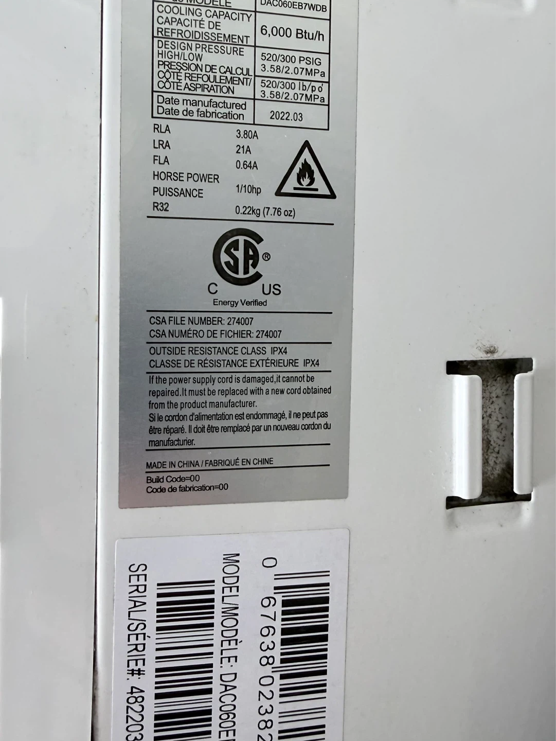 Danby Window Air Conditioner - photo 2