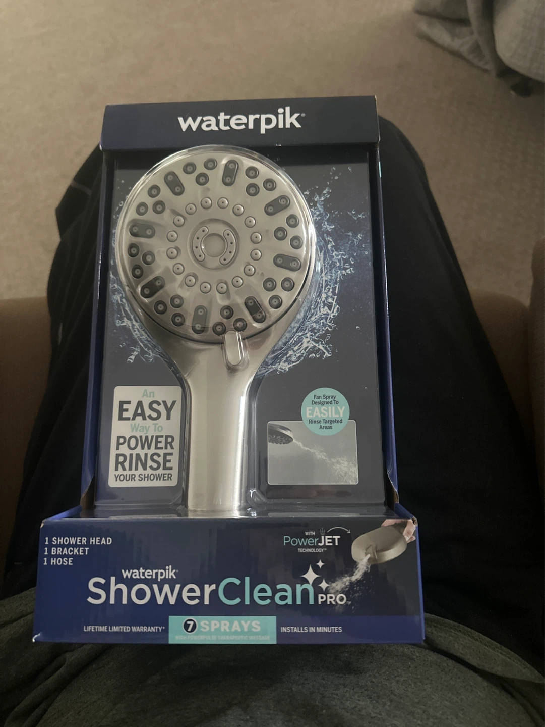 Waterpik ShowerClean PRO Shower Head and Hose - photo 2