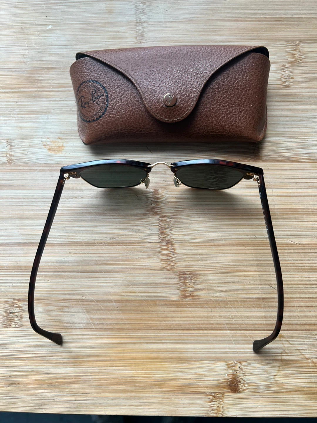 Ray-Ban Clubmaster Sunglasses Tortoise Shell Polarized