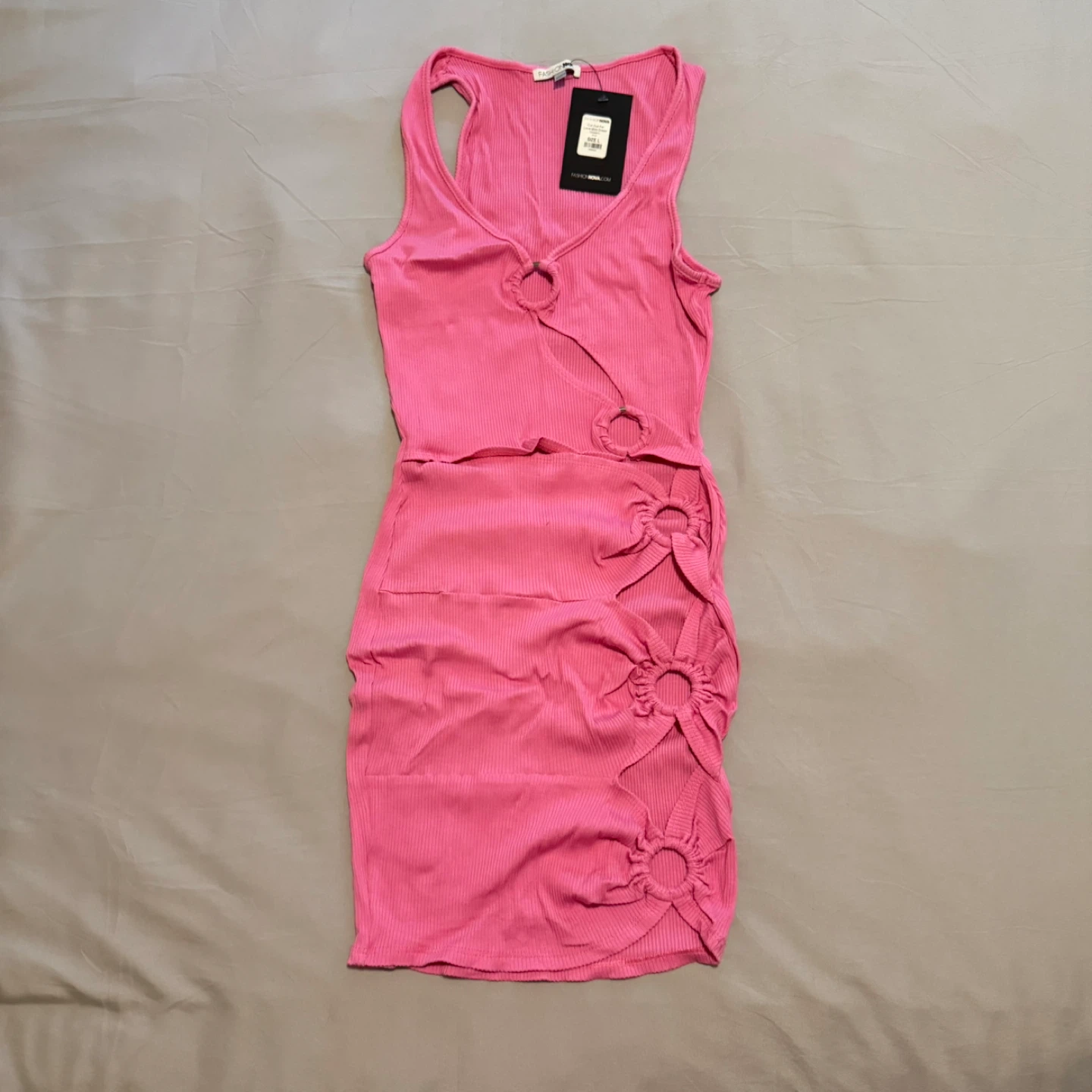 Fashion Nova Ribbed Cutout Dress x2 - photo 3