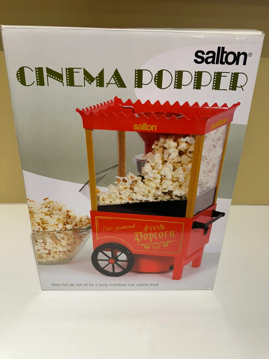Salton Cinema Popper Old Fashioned Fresh Popcorn Machine