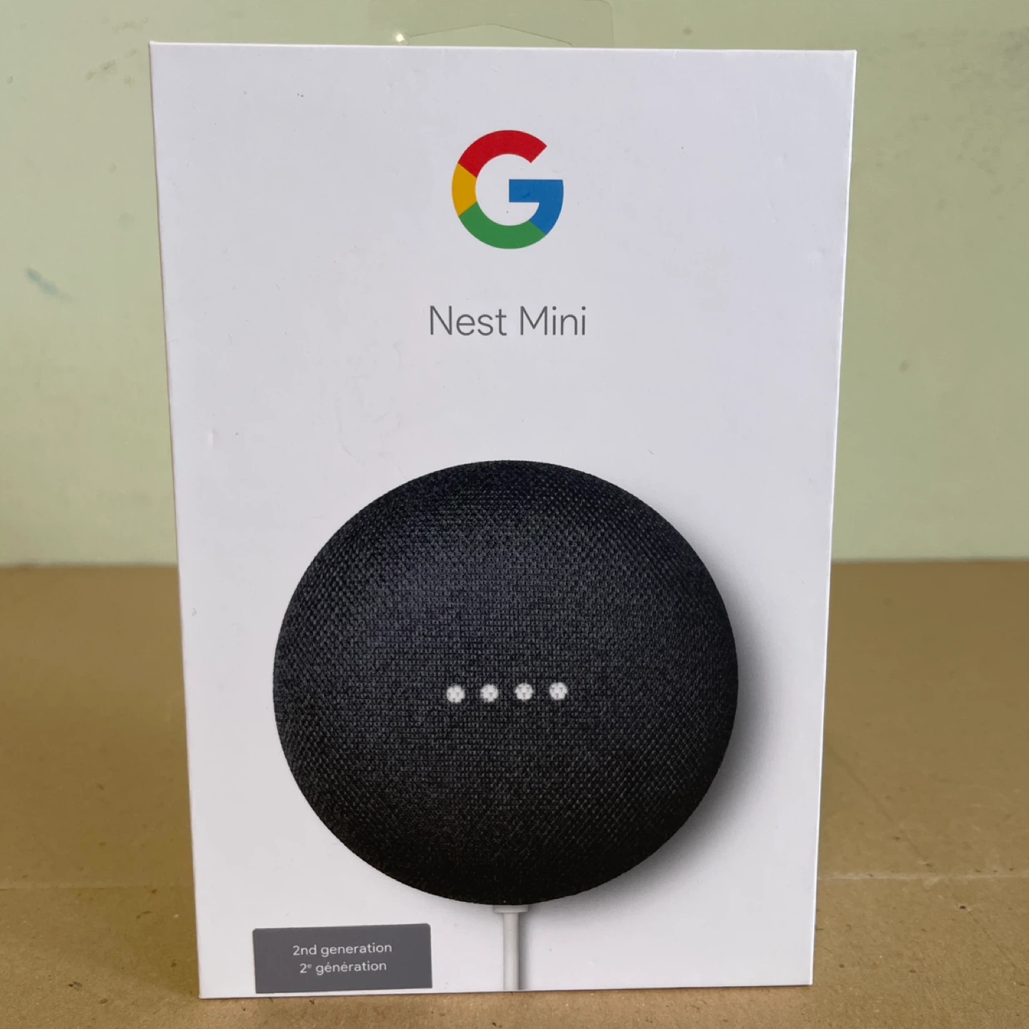 Google Nest Mini 2nd Gen Smart Speaker Charcoal NEW / Open Box