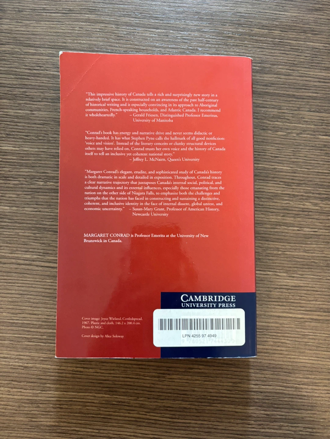 A Concise History of Canada by Margaret Conrad - First Edition