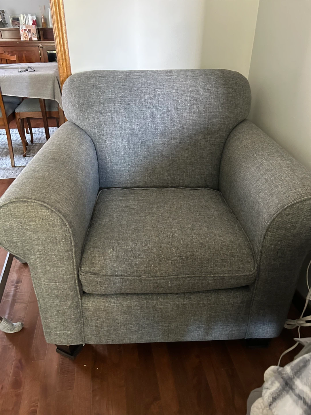 Grey Armchair