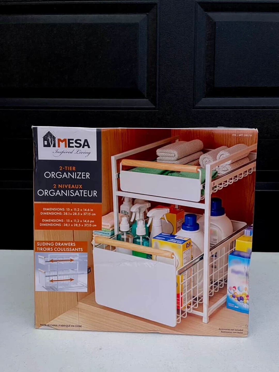 (Selling 2 as pair) Mesa 2-Tier Organizer with Sliding Drawers