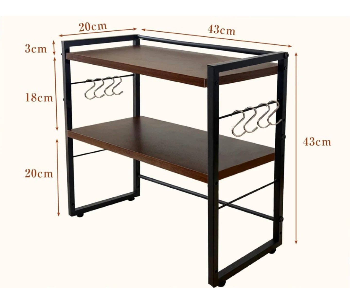 New Adjustable Desktop /Kitchen/Bathroom Storage Shelf - photo 2