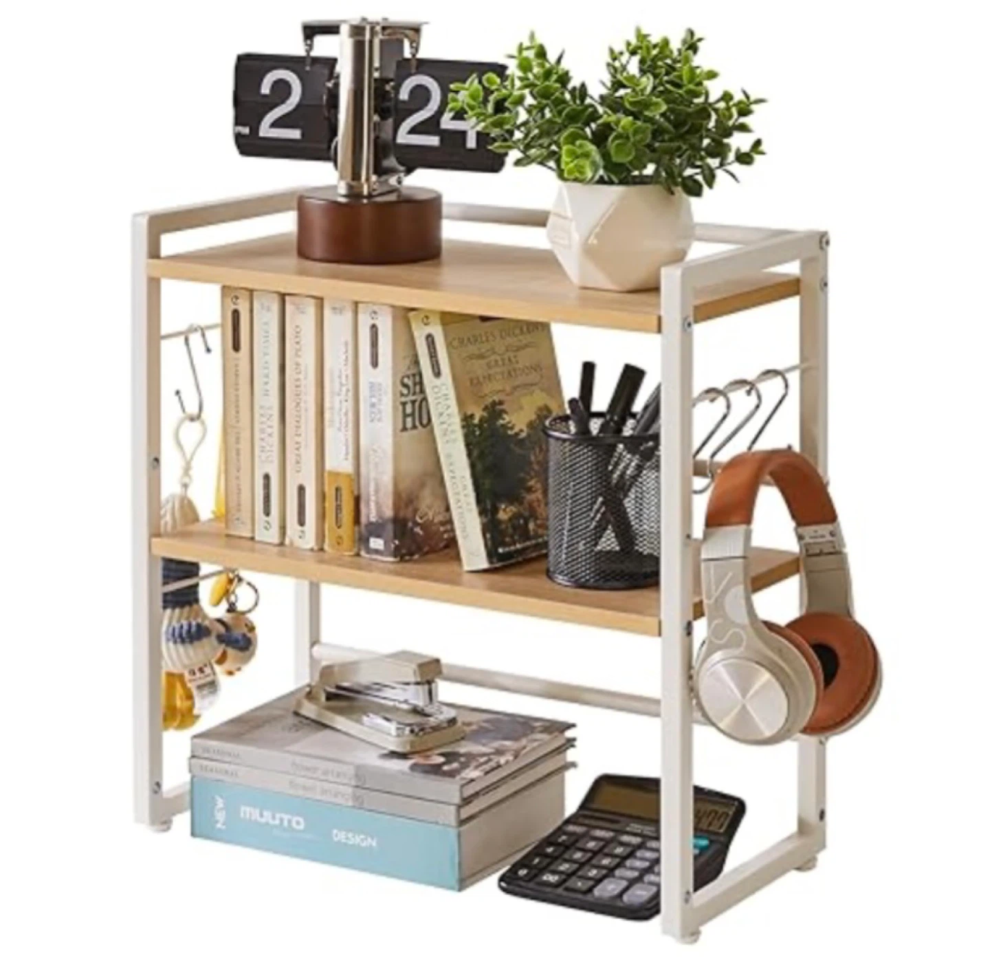 New Adjustable Desktop /Kitchen/Bathroom Storage Shelf - photo 4