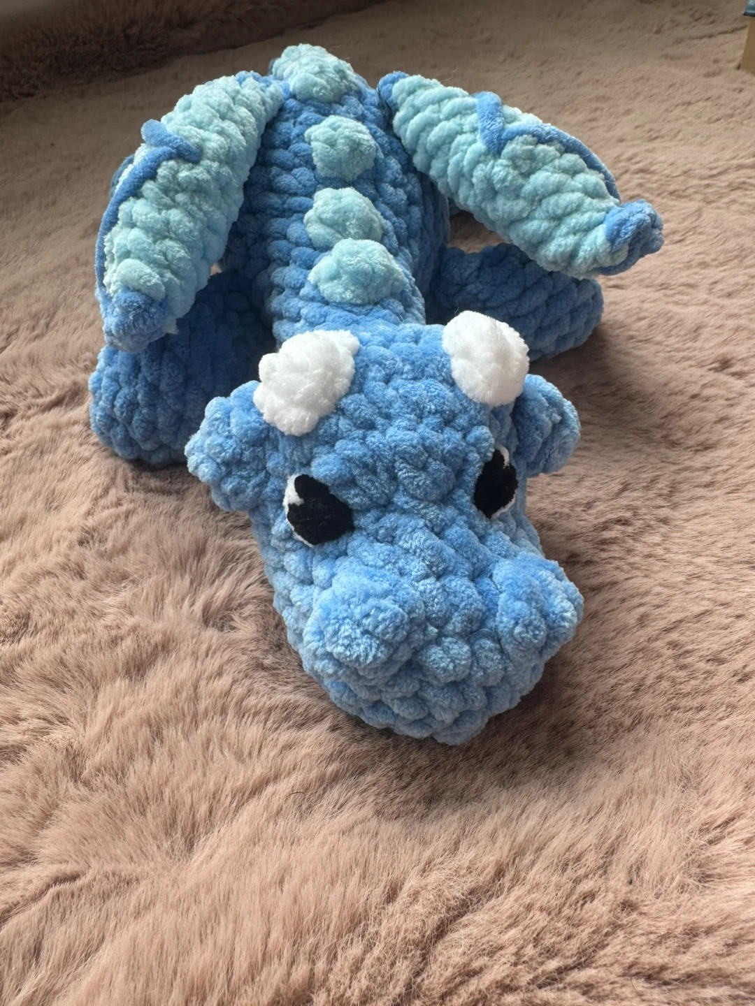 Handmade Crochet Dragon Plushie