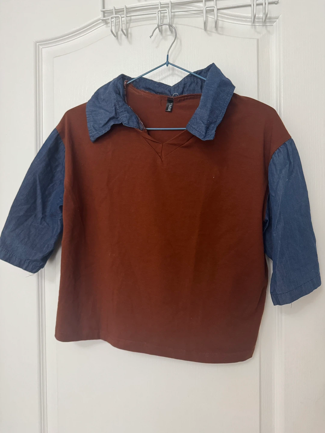 Women's Color Block Long Sleeve Top