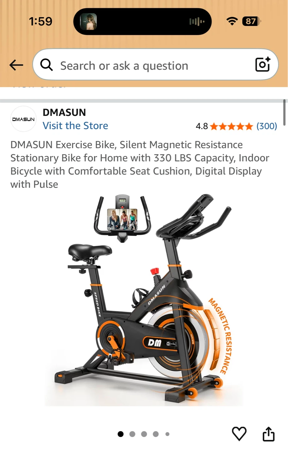DMASUN Exercise Bike - photo 3