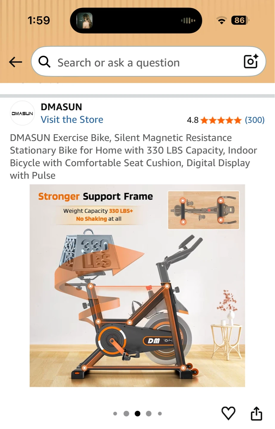 DMASUN Exercise Bike - photo 4