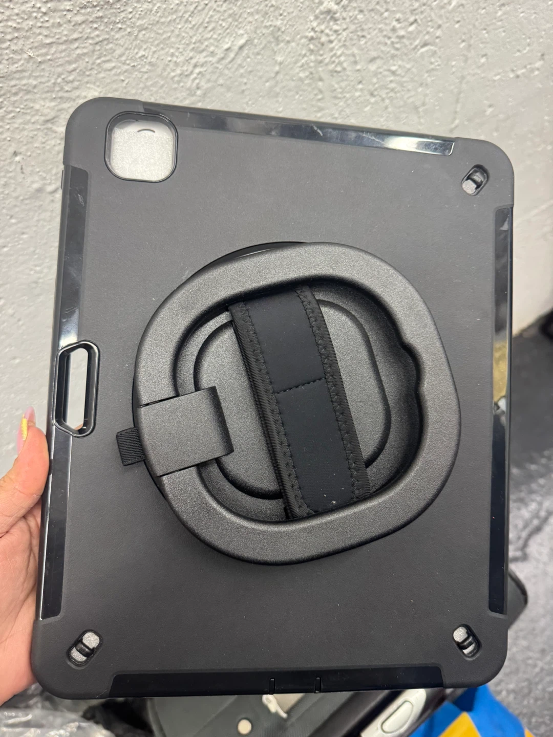 Black Heavy Duty iPad Case with Stand - photo 2