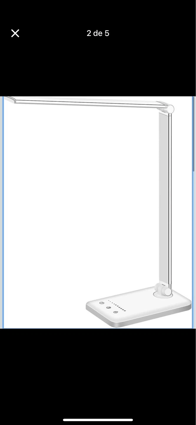 Adjustable LED Desk Lamp with USB Port - photo 2