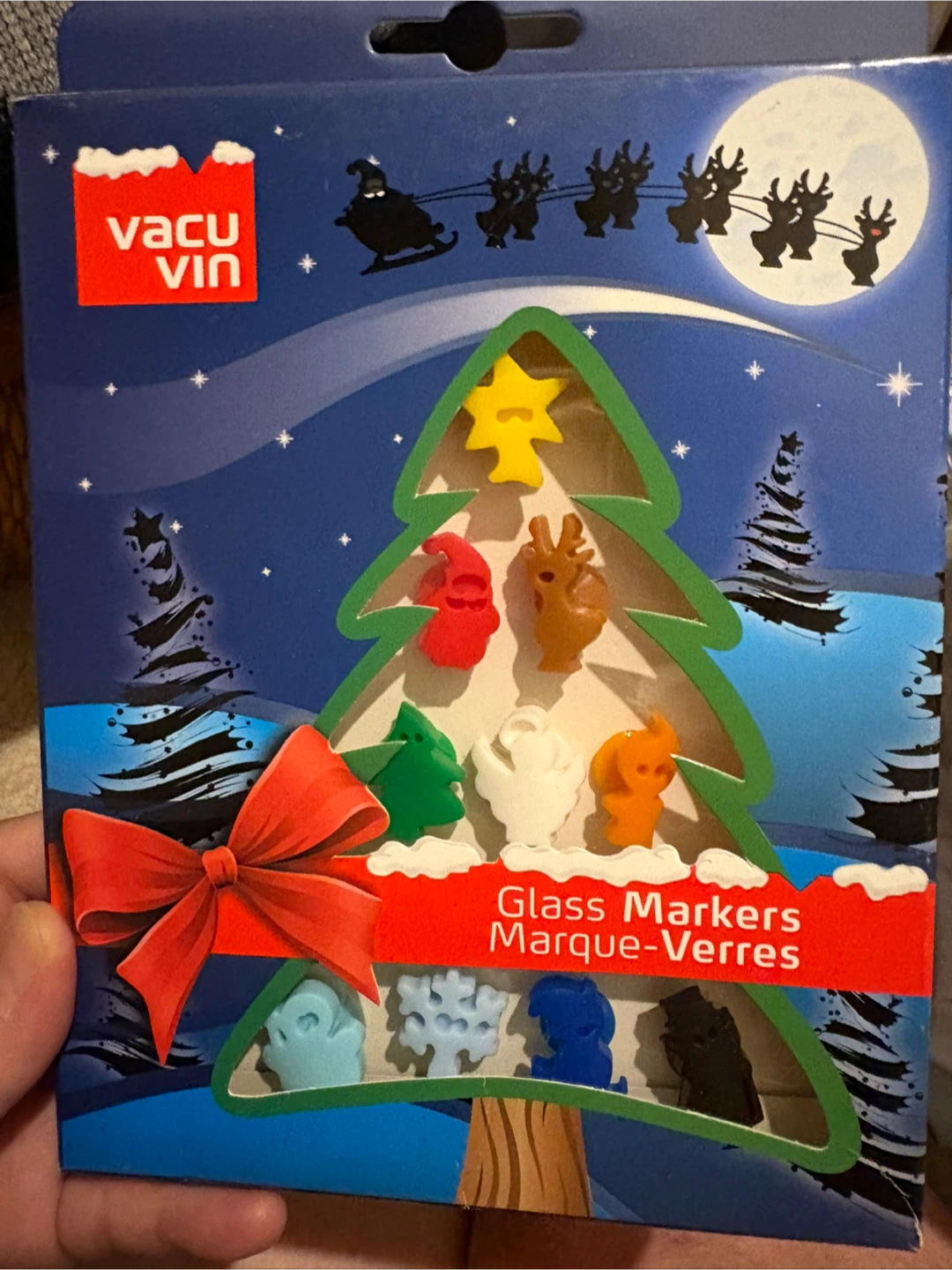 Vacu Vin Glass Markers - 12 Figures