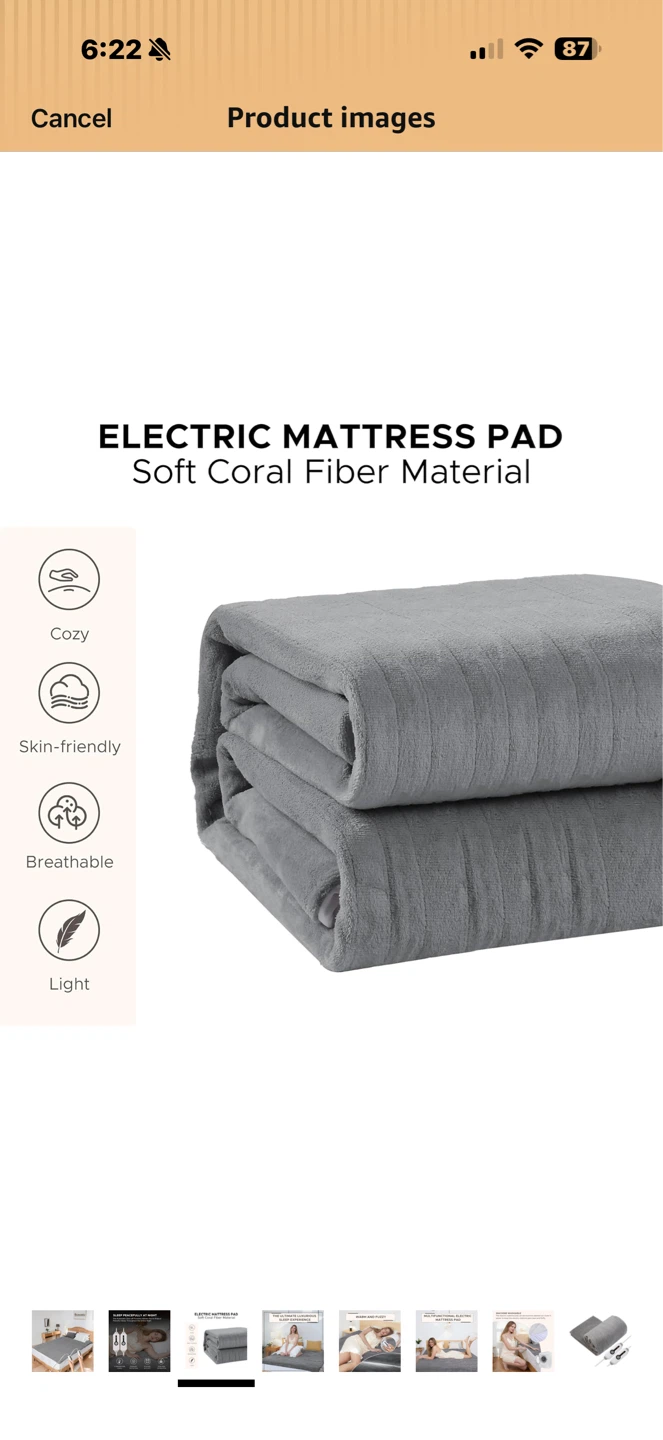Heat Mattress Pad with Dual Controllers - photo 3