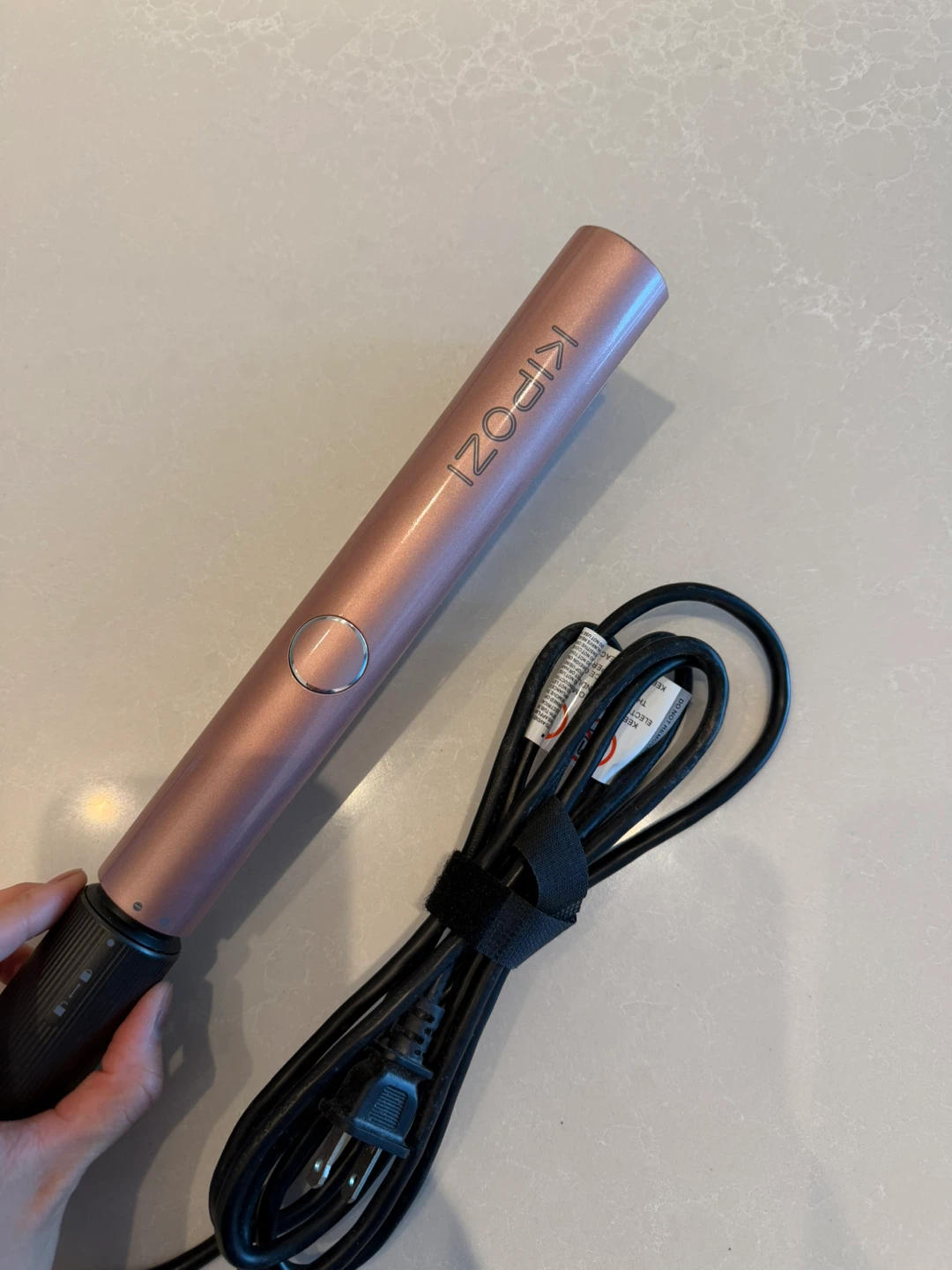 KIPOZI Rose Gold Flat Iron Hair Straightener - photo 2