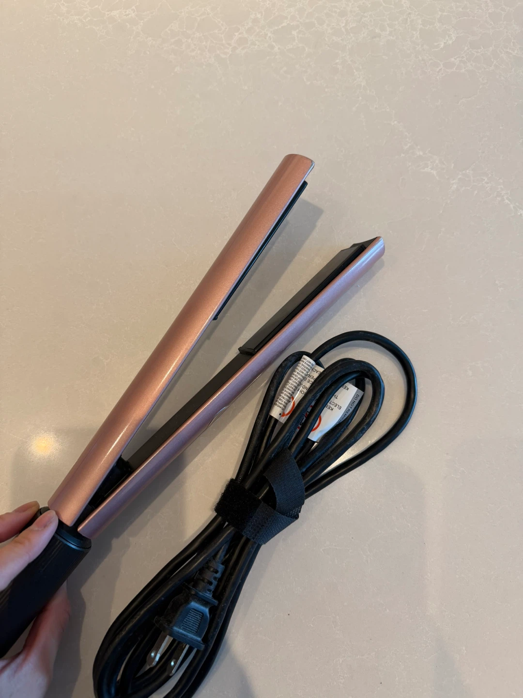 KIPOZI Rose Gold Flat Iron Hair Straightener - photo 3