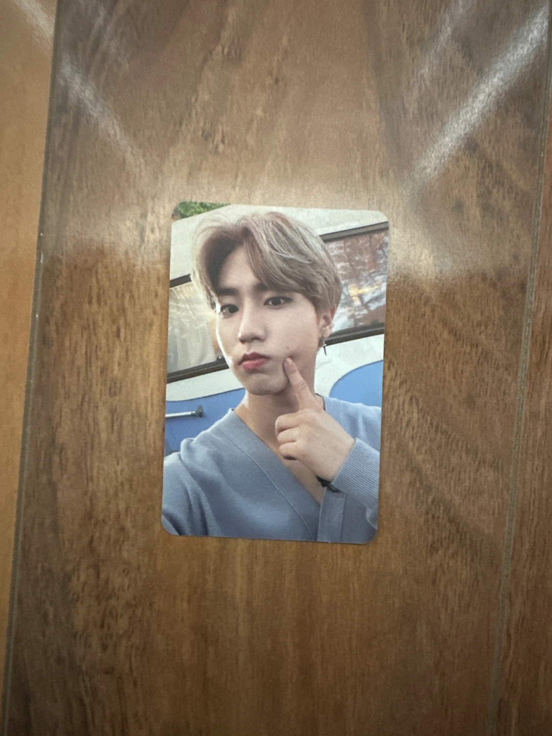 Stray Kids Han backside Photo Card