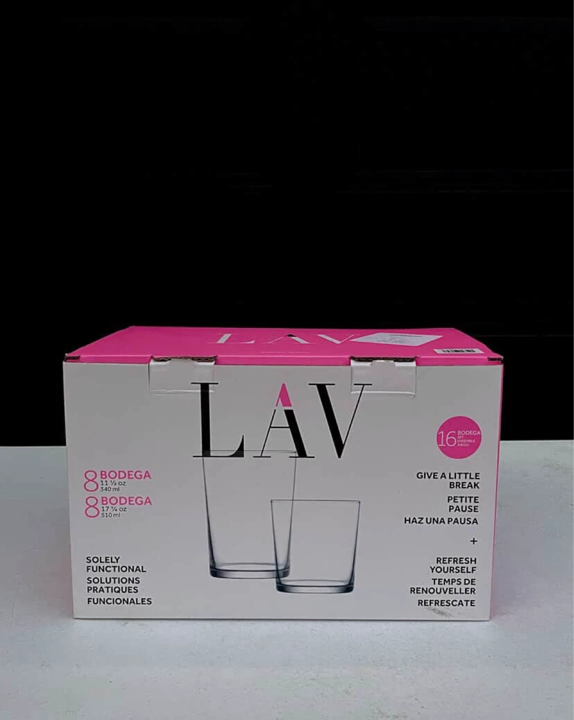 LAV Bodega Double Old Fashioned Glasses Set (Set of 2)