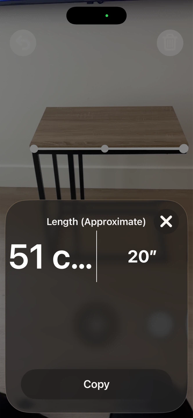C-Table Side Table - Wood Top, Black Metal Frame - photo 4
