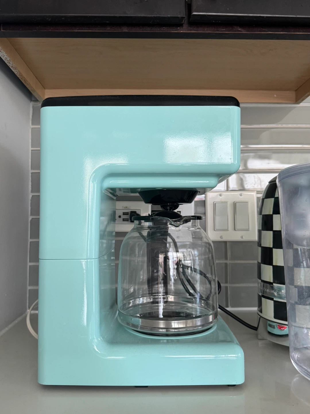 Nostalgia Retro 12-Cup Programmable Coffee Maker - Aqua - photo 2