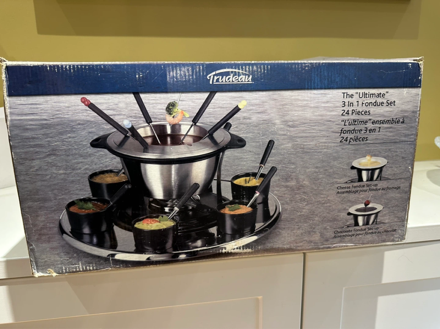 Trudeau The "Ultimate" 3 In 1 Fondue Set - 24 Pieces
