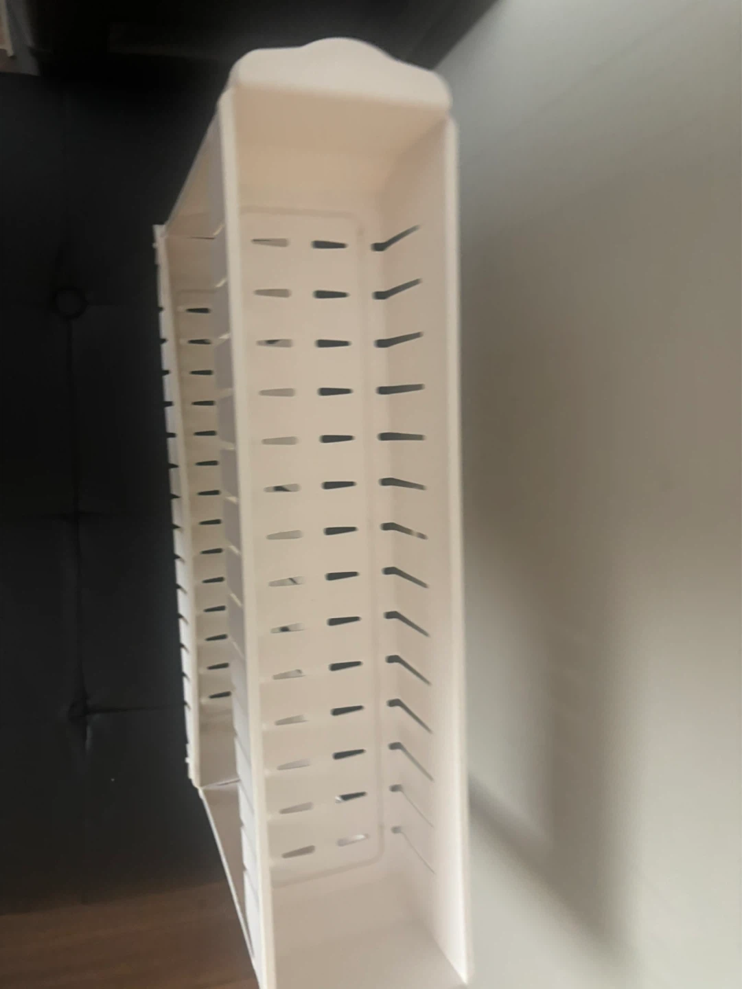 White 2-Tier Slim Storage Cart - photo 2