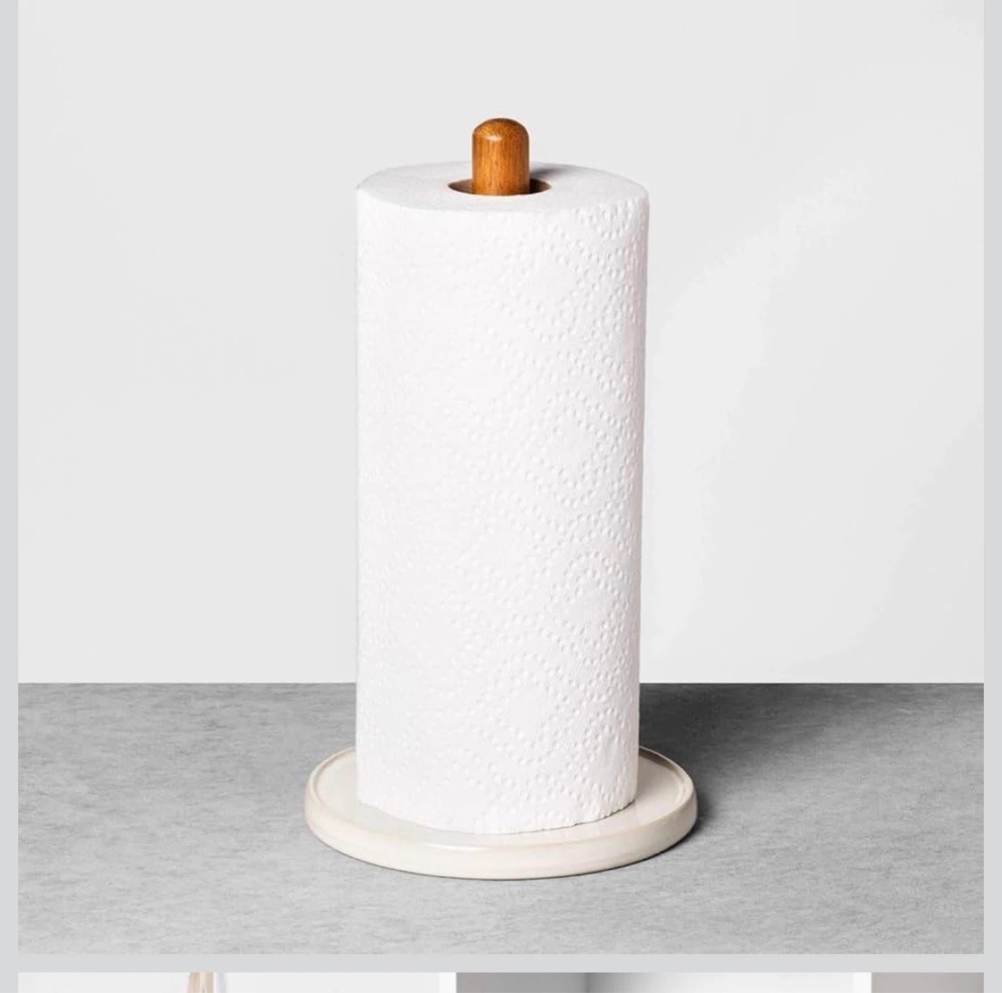 Hearth & Hand™ with Magnolia Paper Towel Holder with Wood Accent - photo 2