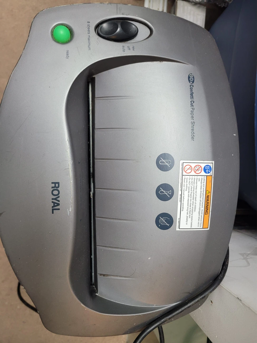 ROYAL 80X Confetti Cut Paper Shredder - photo 2