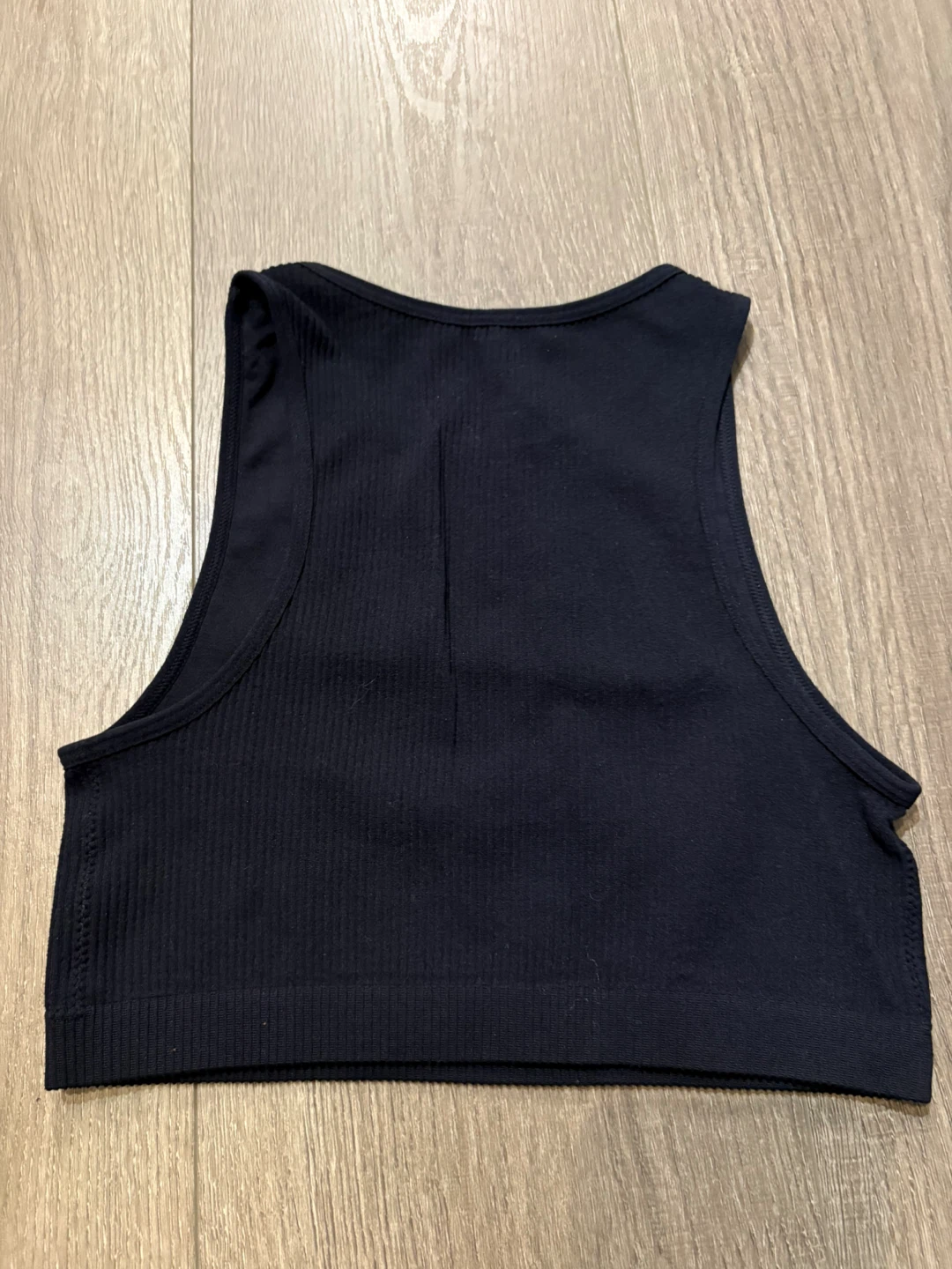 Garage Black Ribbed Crop Tank Top - TP/XS - photo 3