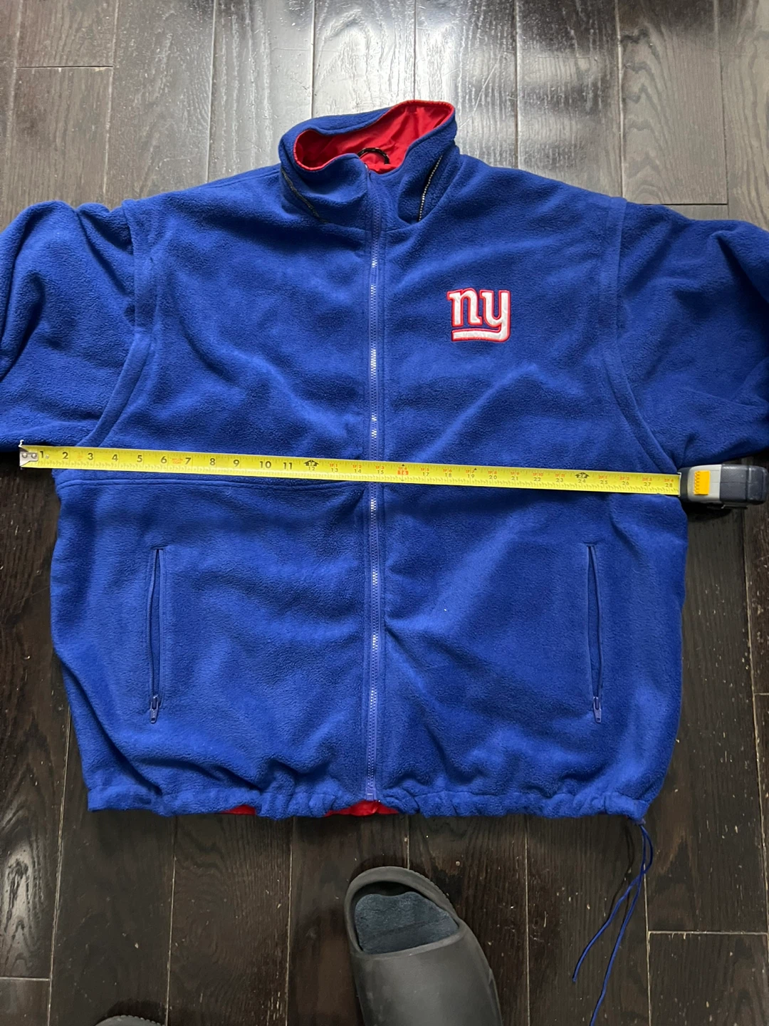 New York Giants Reversible Fleece and Windbreaker Jacket