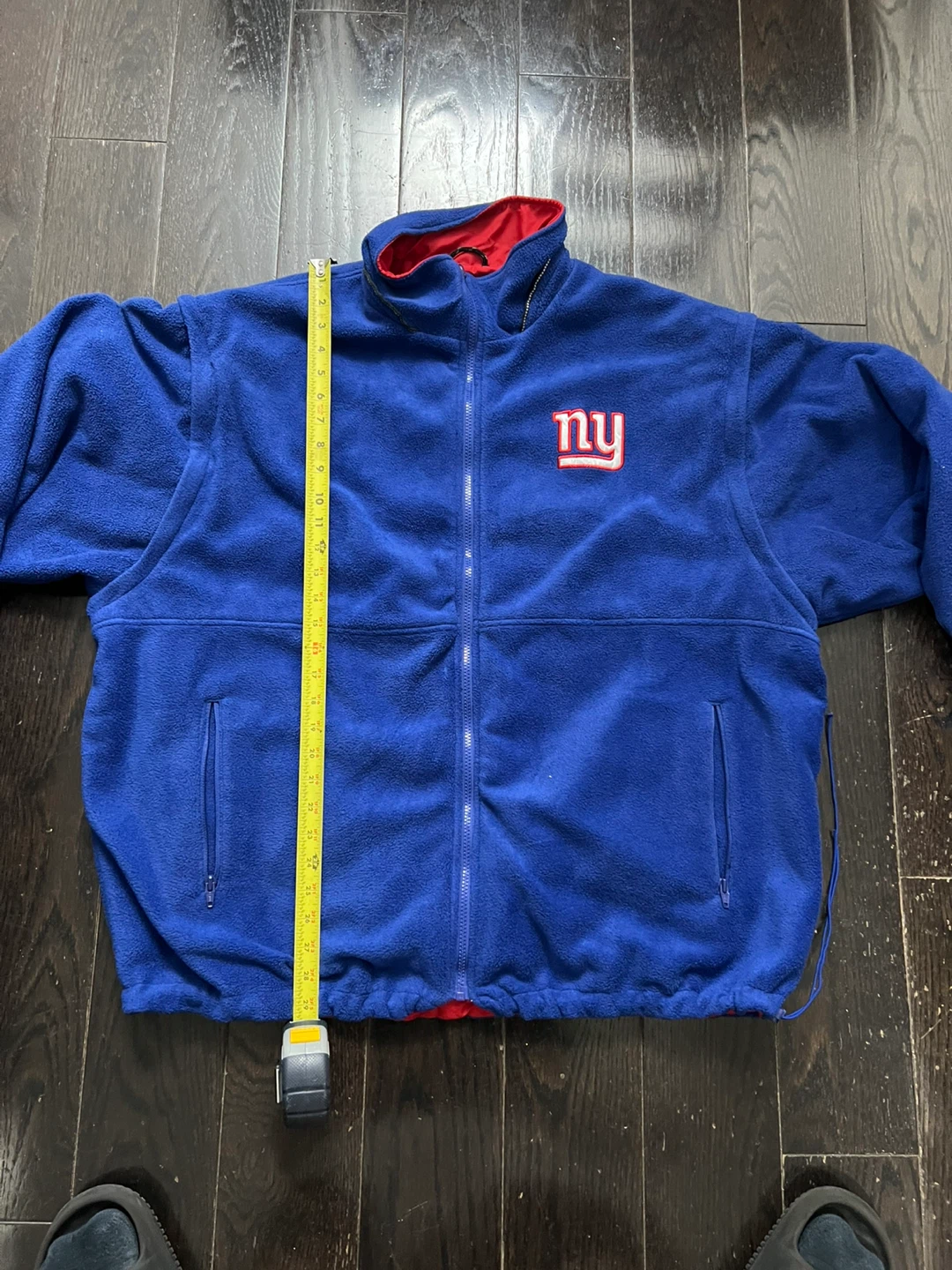 New York Giants Reversible Fleece and Windbreaker Jacket - photo 2