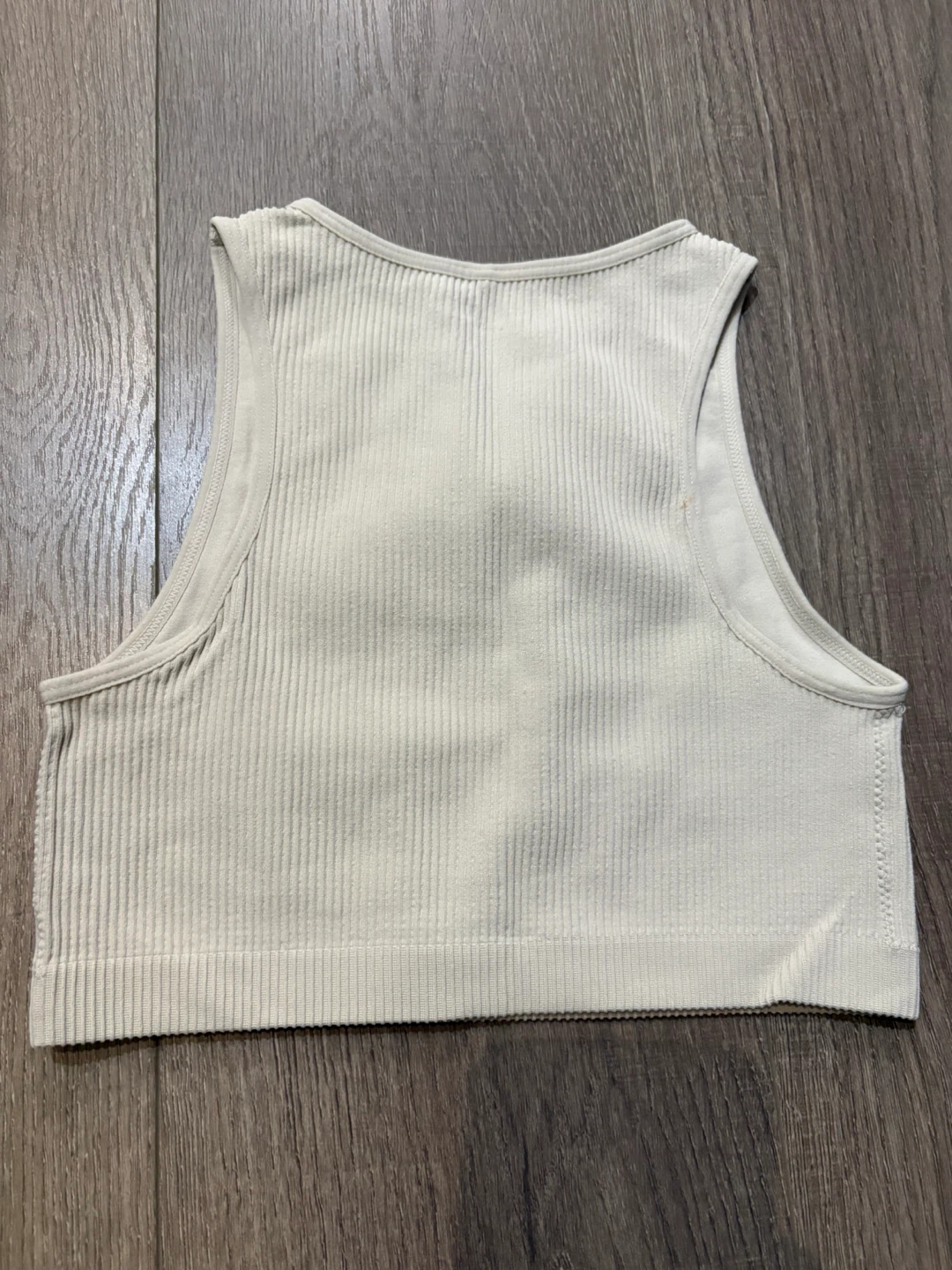 GARAGE Ribbed Tank Top - Cream - TP/XS - photo 3